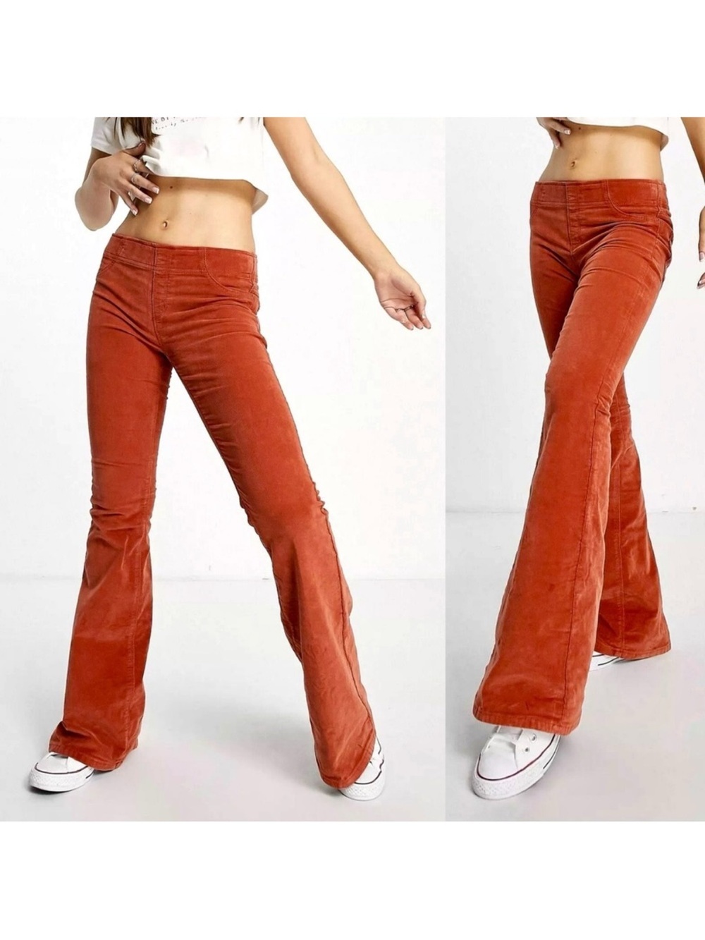 Free People we The Free Penny Pull On Corduroy Flares 30